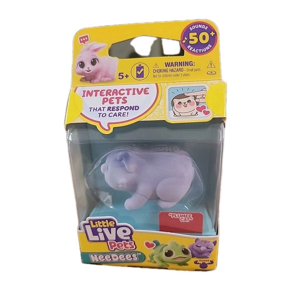 Little Live Pets NeeDees Plumee Cat